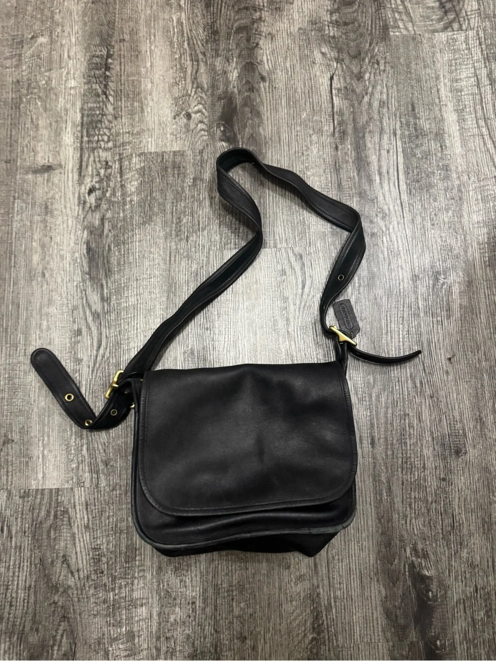 Coach Patricia’s Legacy Black Leather Crossbody Bag